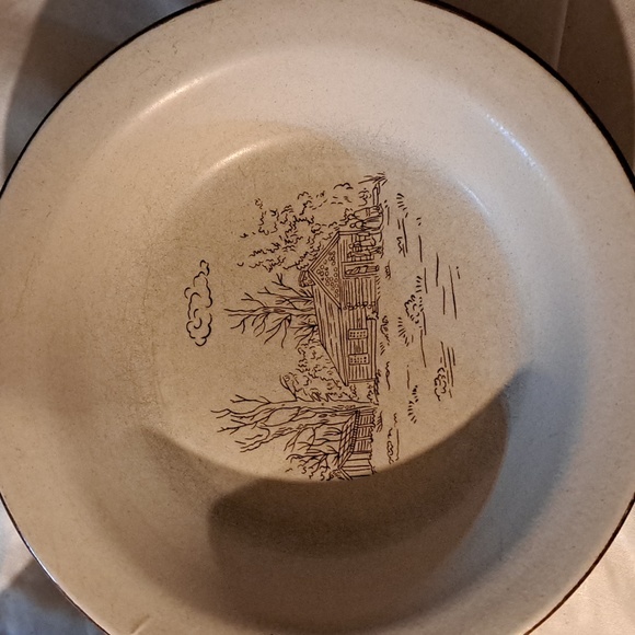 Collection manoir 2 bowls cream - Picture 2 of 5